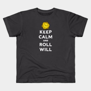 Keep Calm and Roll Will Kids T-Shirt